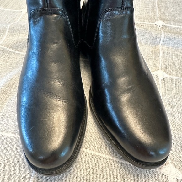 Florsheim Men's Medfield Plain Toe Zip Boot Fashion Black New 10.5 EEE - Picture 3 of 7